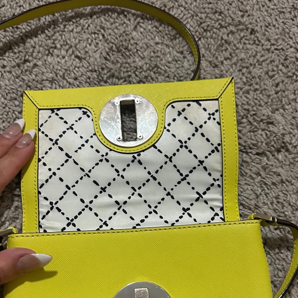 Kate Spade Yellow Crossbody Bag - Picture 6 of 7